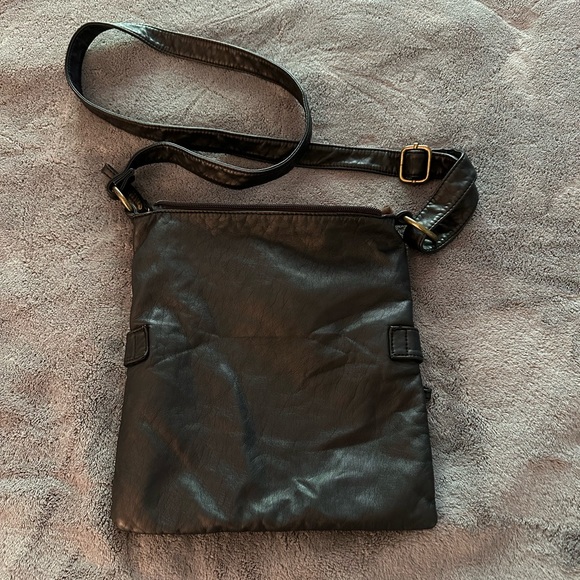 "Scarleton" Women's Shoulder Bag Black with Multiple Pockets - Picture 3 of 8